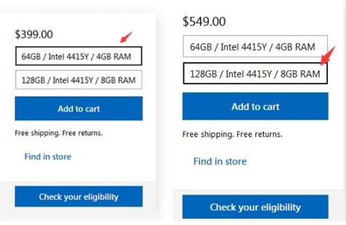微软Surface Go美版正式开卖 售价399美元起